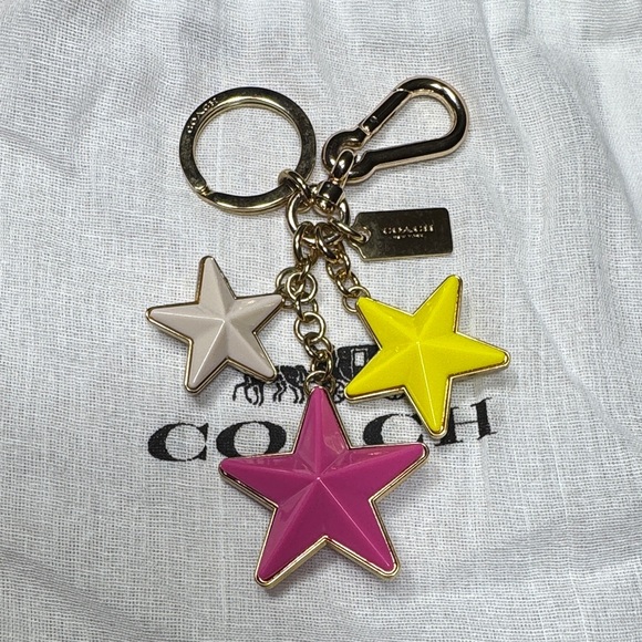 Coach Handbags - COACH STAR BAG CHARM KEY CHAIN WITH DUST BAG